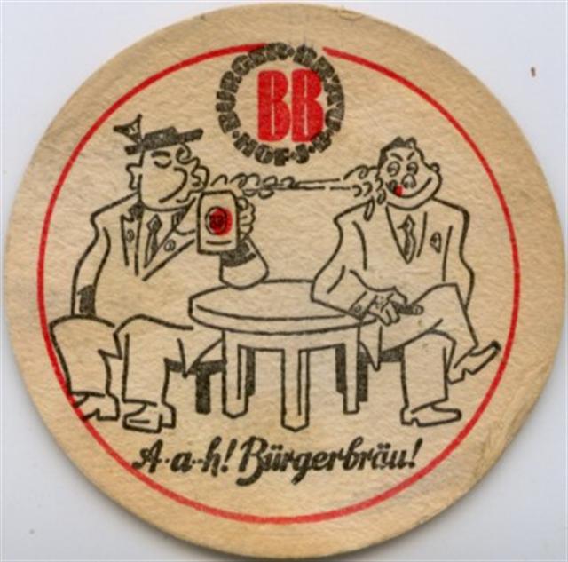 hof ho-by b�rger komik 1a (rund215-aah b�rgerbr�u-schwarzrot)